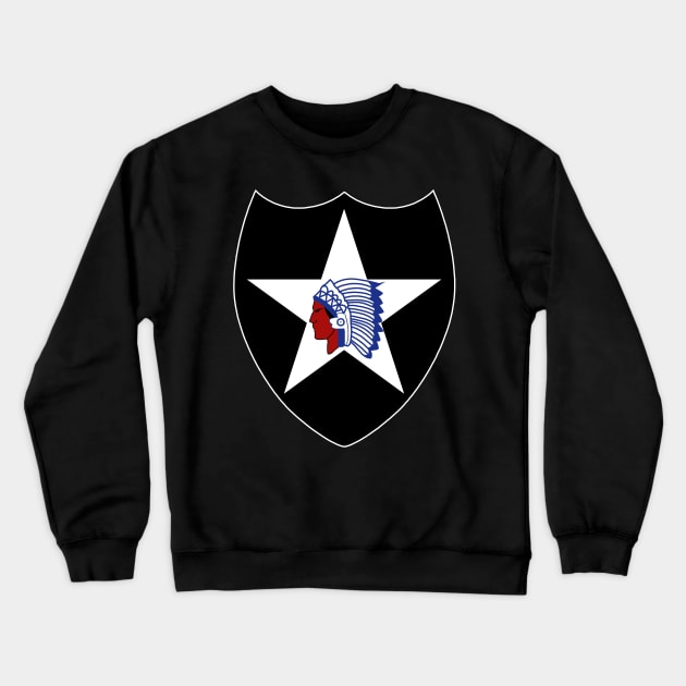 2nd Infantry Division wo txt Crewneck Sweatshirt by twix123844